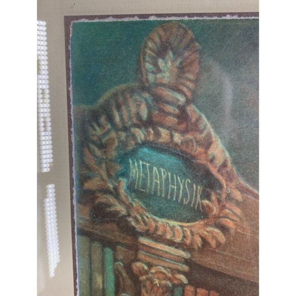Vintage Bookworm Print by Spitzweg Framed 27" x 17.5" Home Decore 6391 - Picture 6 of 10